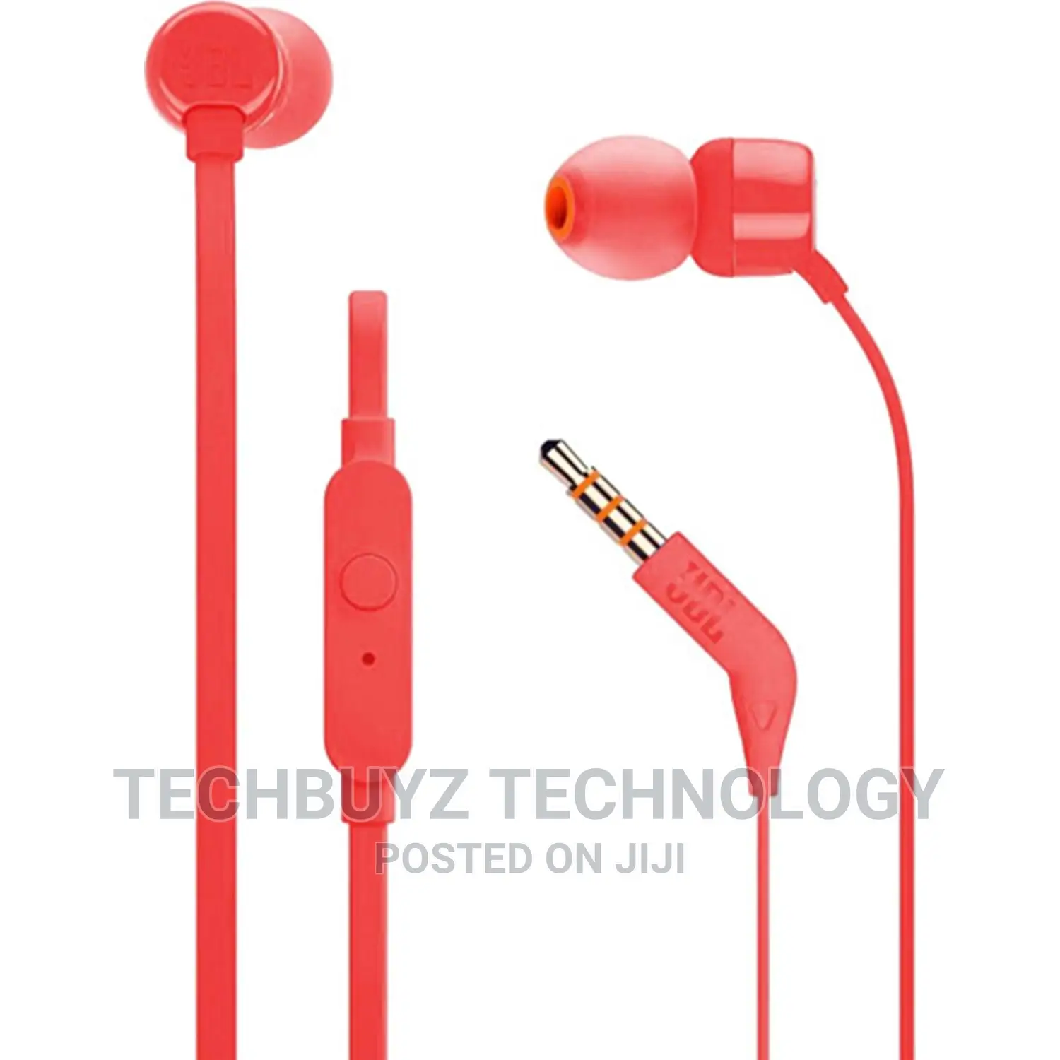 JBL Tune 110 in-Ear Earphones - Red