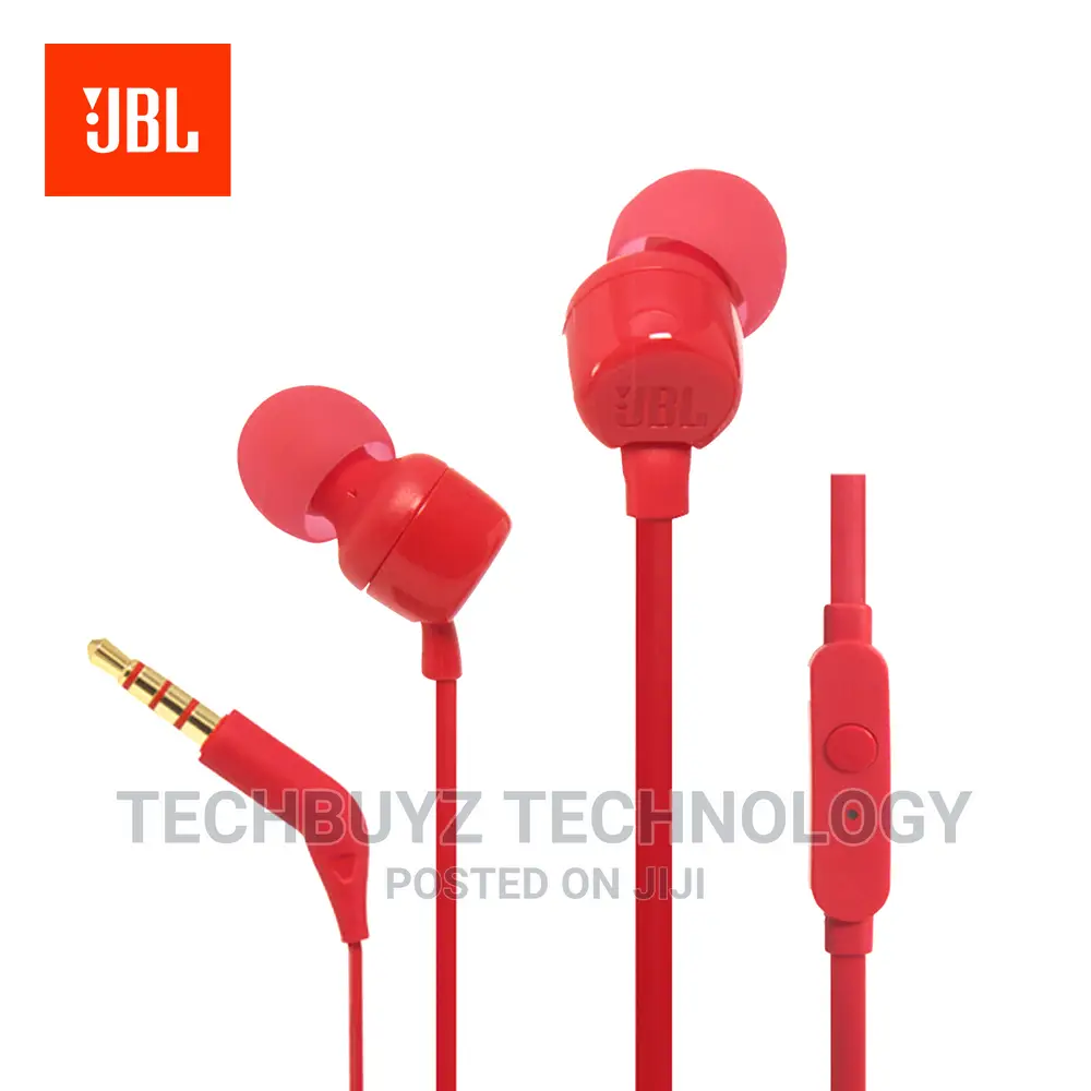 JBL Tune 110 in-Ear Earphones - Red