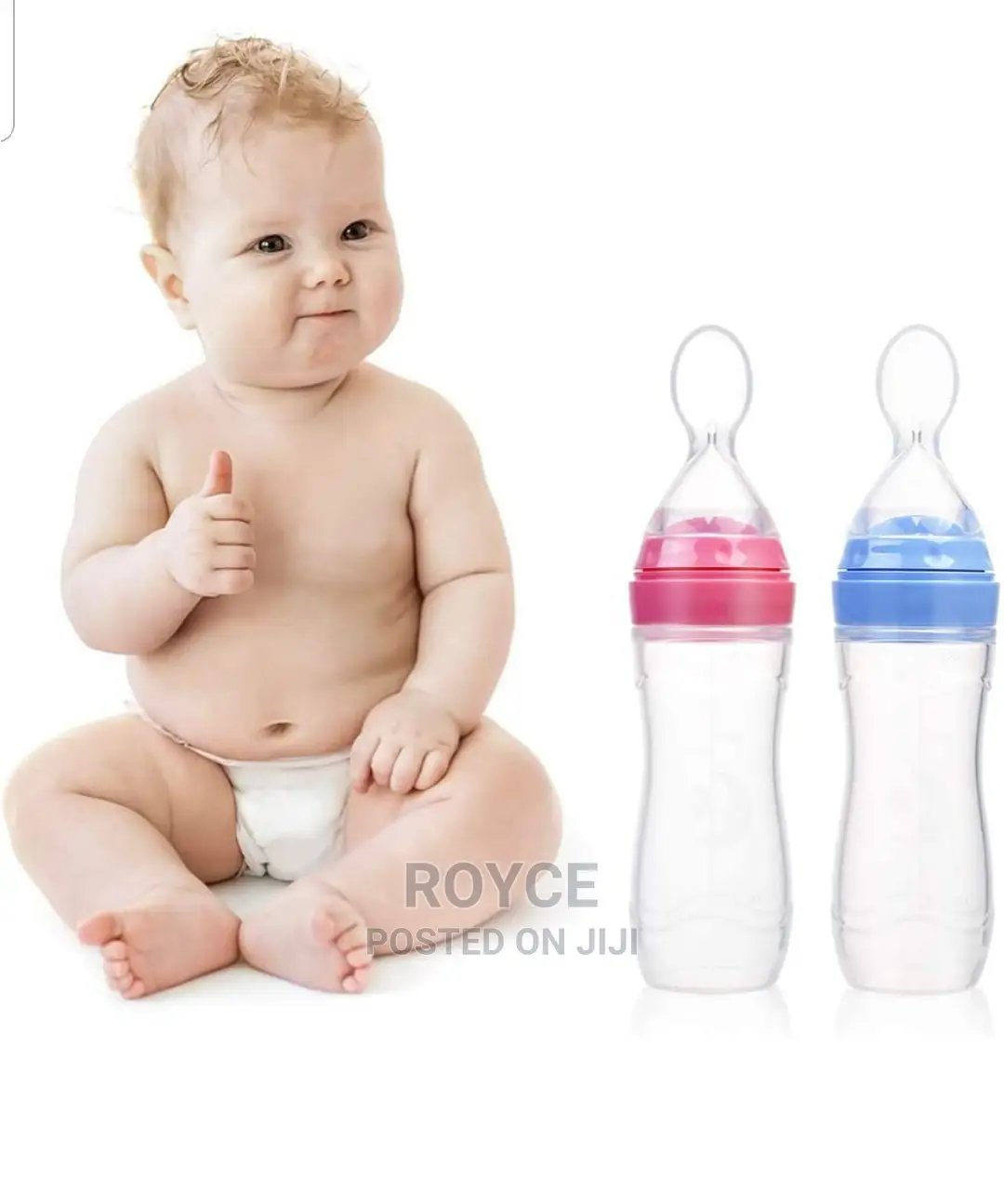 Baby Weaning Bottle With Spoon