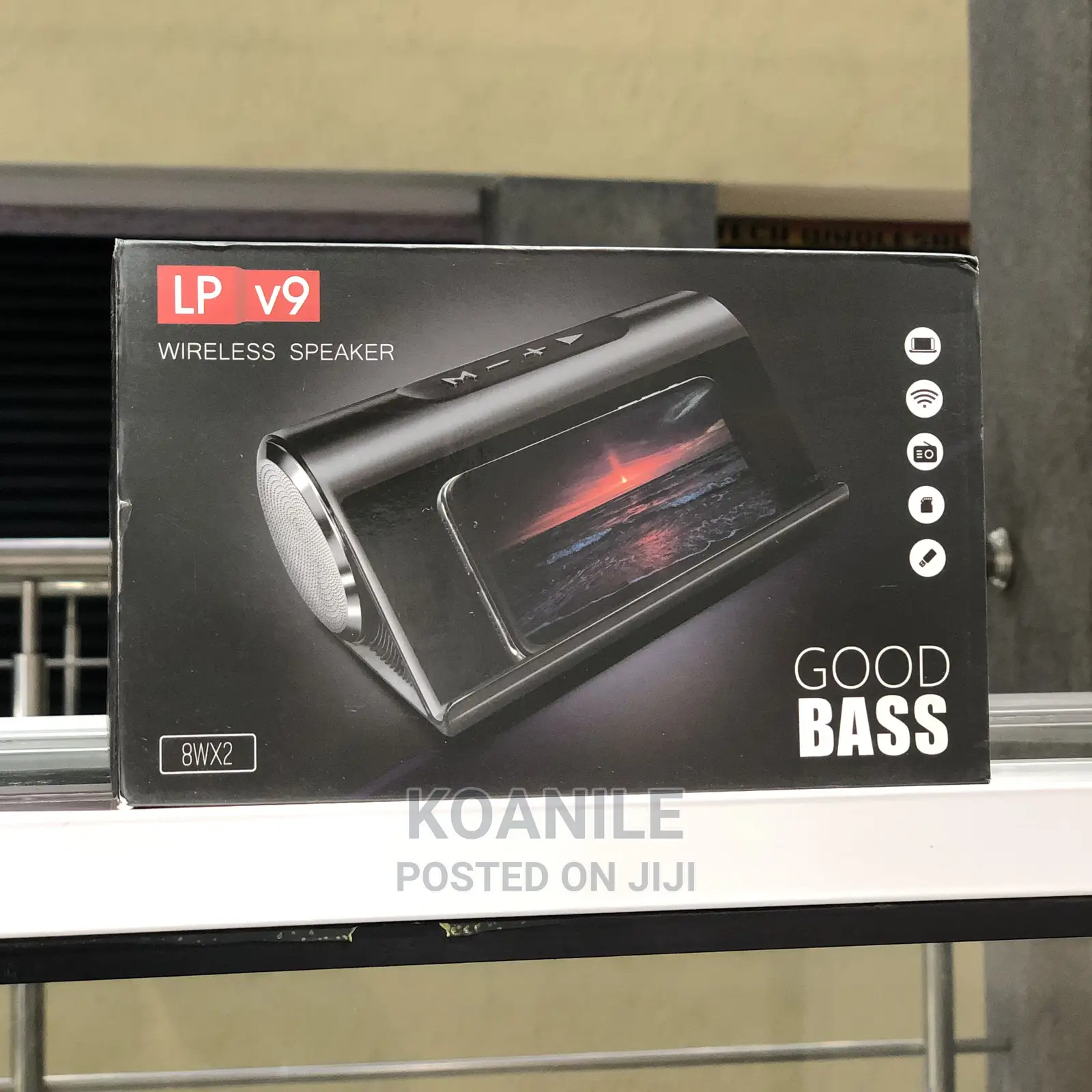 Gold Bass Bluetooth Wireless Speaker
