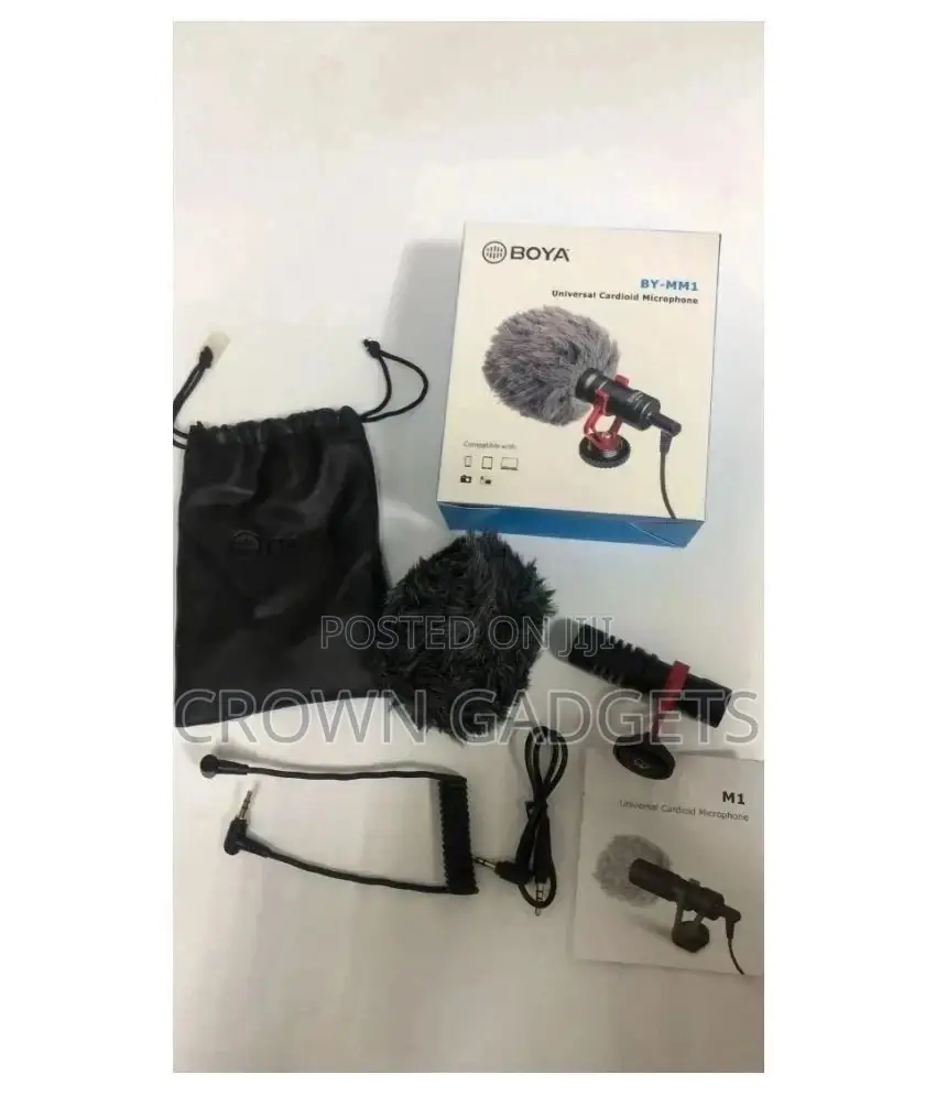 Cardioid Video Camera Condenser Microphone, BOYA MM1
