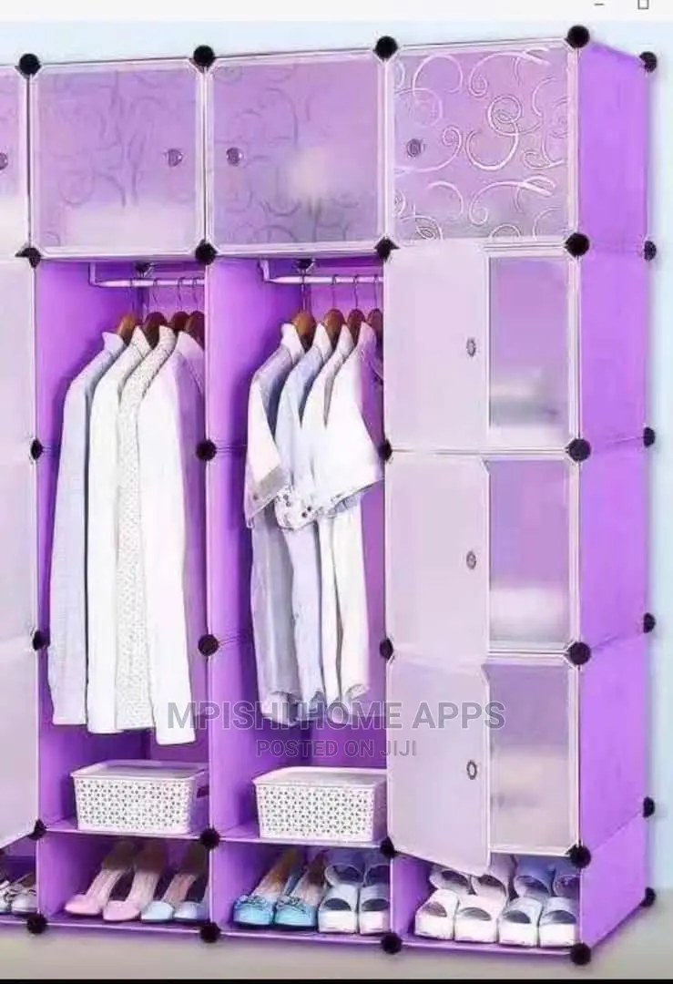 Plastic Wardrobe 3 Column