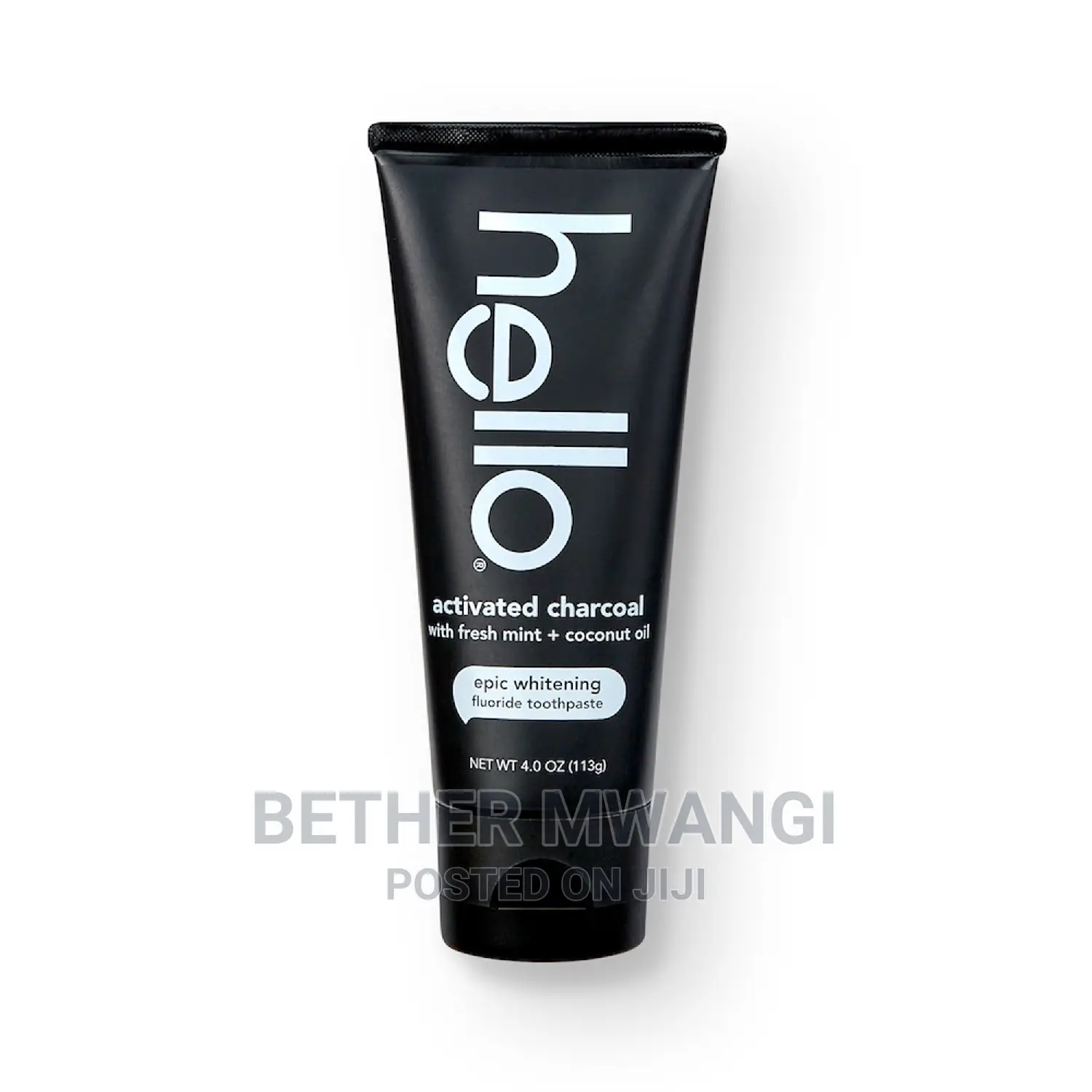 Hello Activated Charcoal Whitening Fluoride Toothpaste