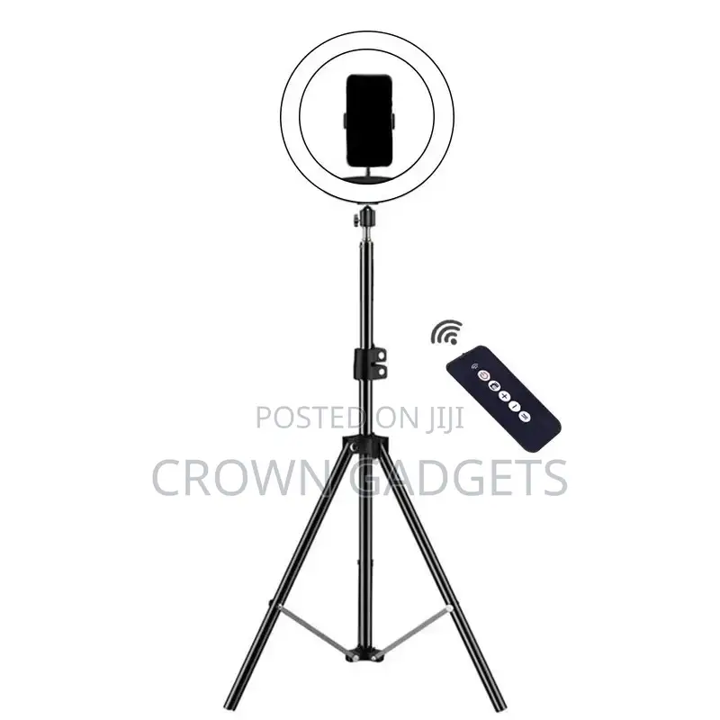 10-Inch Selfie Ring Light With Long Tripod Stand