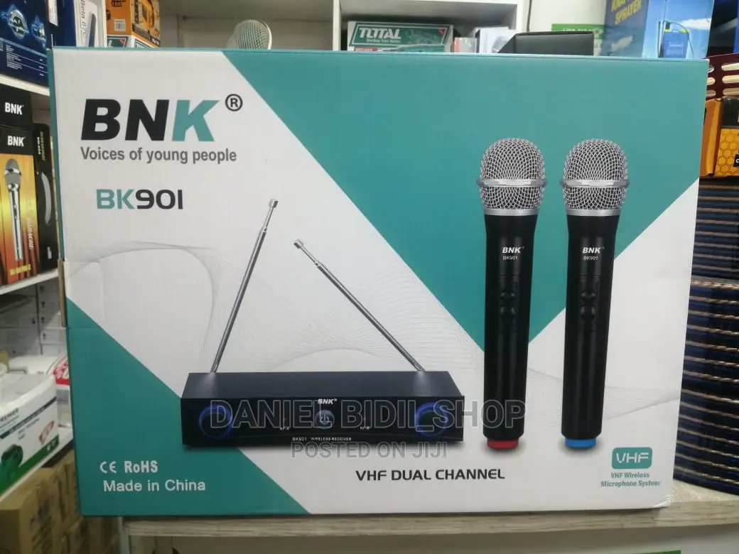 BNK BK901 VHF Dual Wireless Microphone