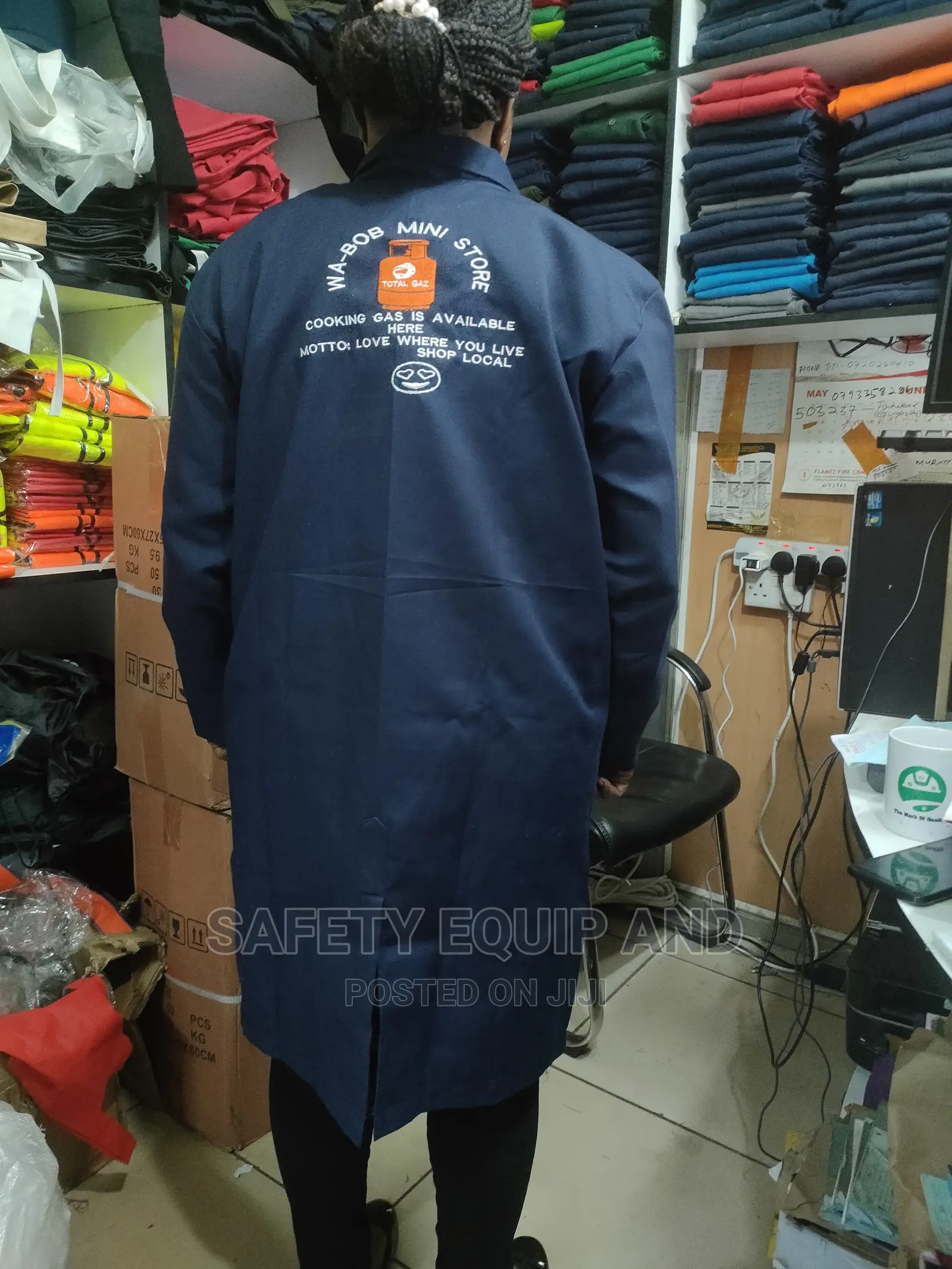 Dust Coats in Navy Blue