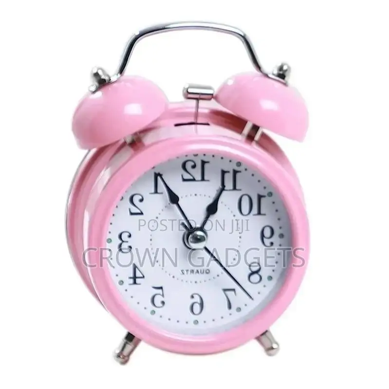 New in Market Twin Bell Alarm Clock, Size: Standard