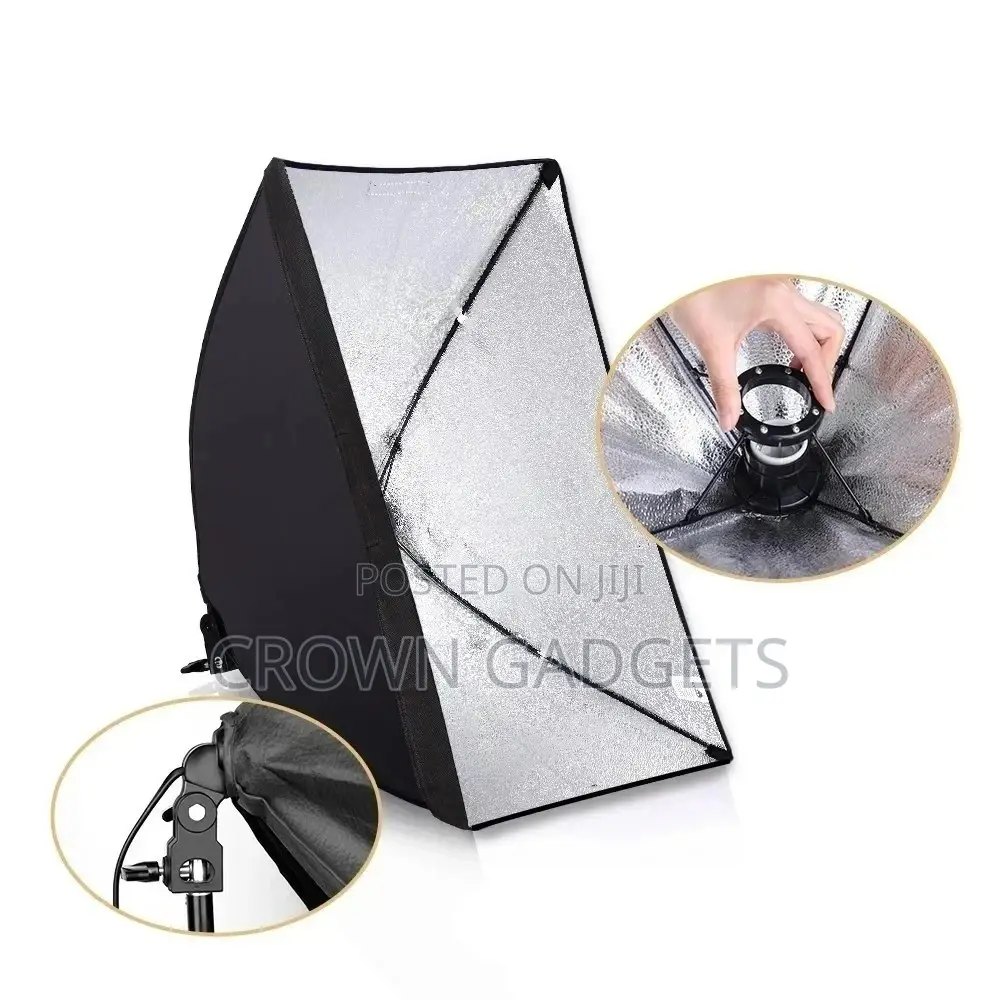 Photo Video Studio Lighting Kit 4-Socket E27 for Media