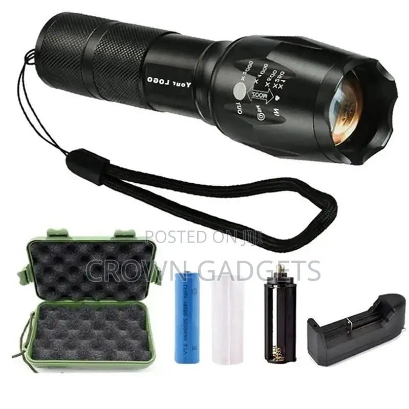 Waterproof Zoomable LED Xml T6 Flashlight Advanced