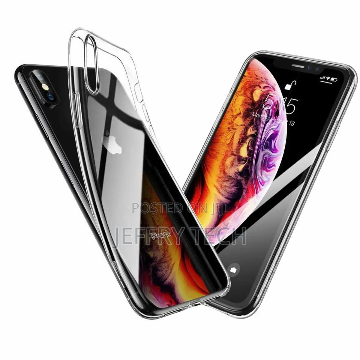 Clear Gel Transparent Case Cover for iPhone Xs Max XR X 10 8