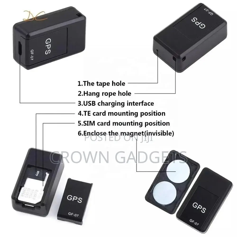 Mini Magnetic GPS Tracker With Microphone