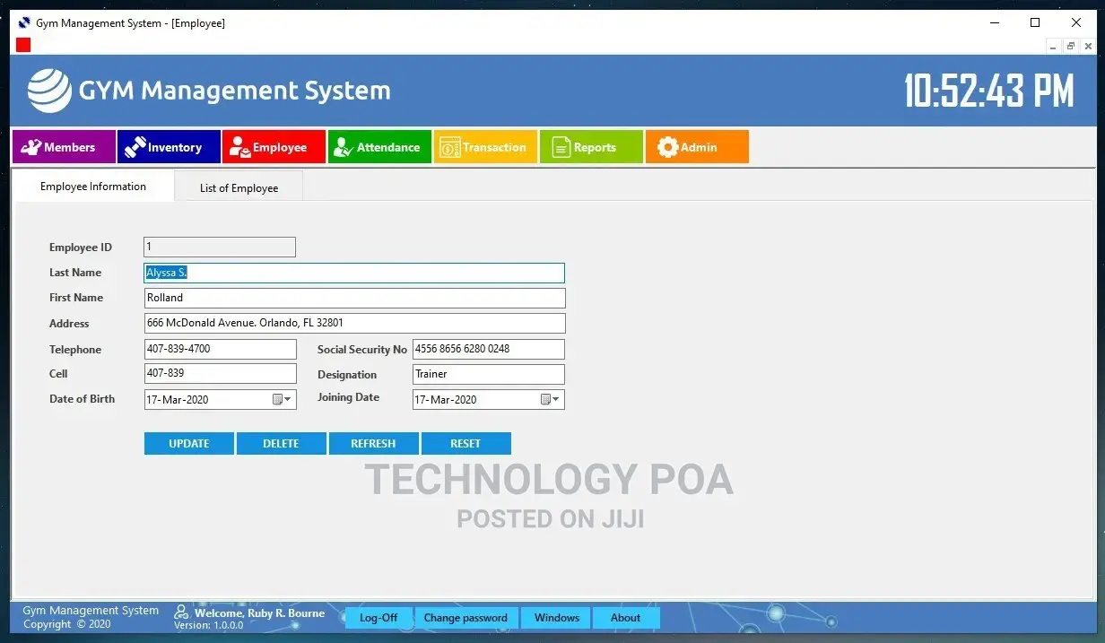 Gym Management System