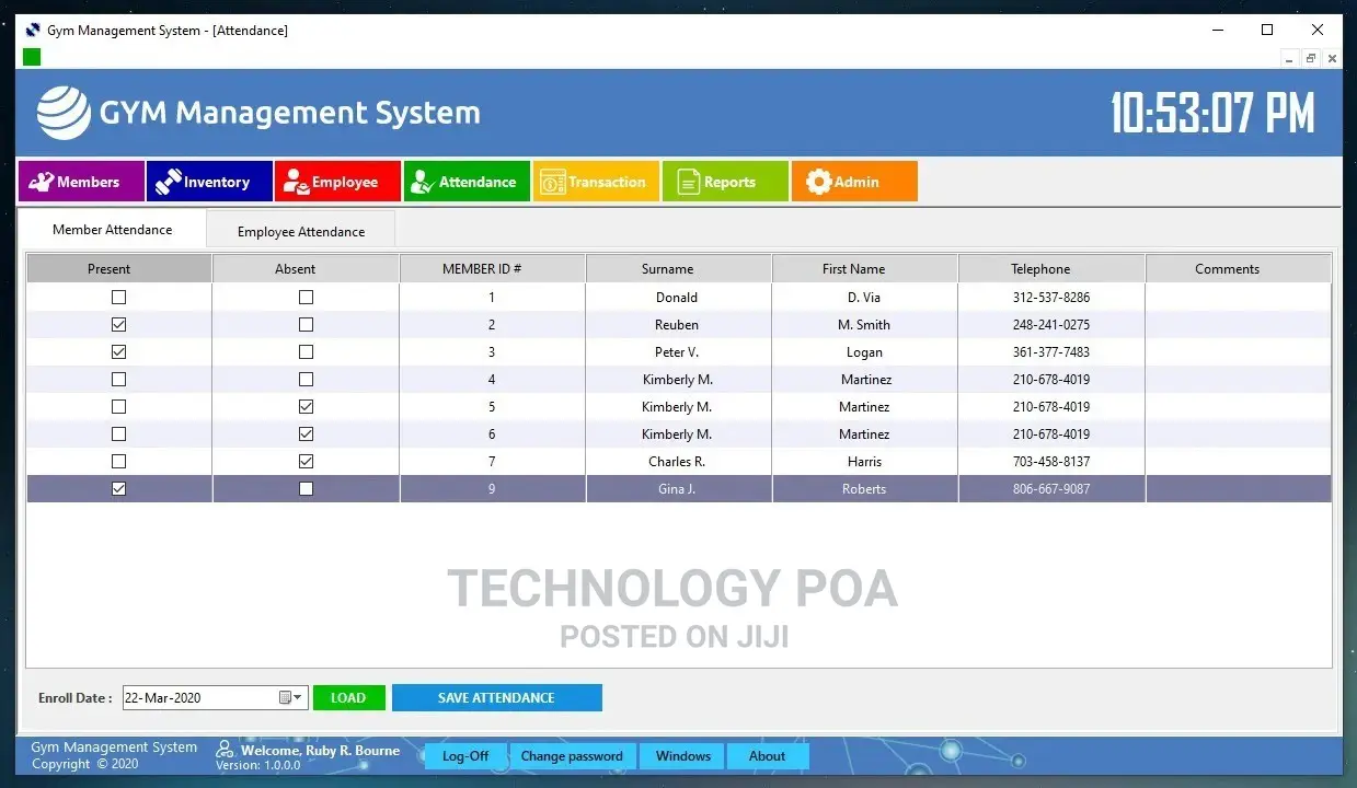 Gym Management System