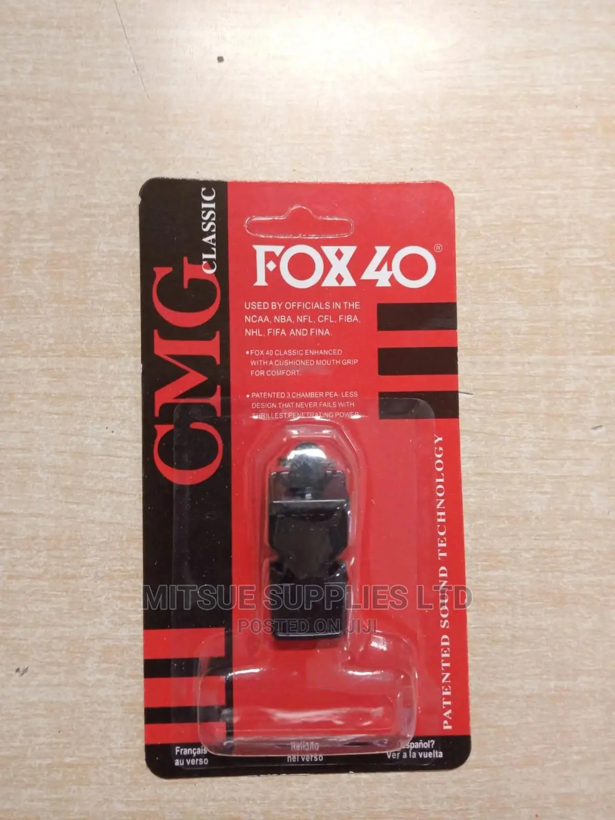 Sports Whistle Fox 40 Without Lanyard