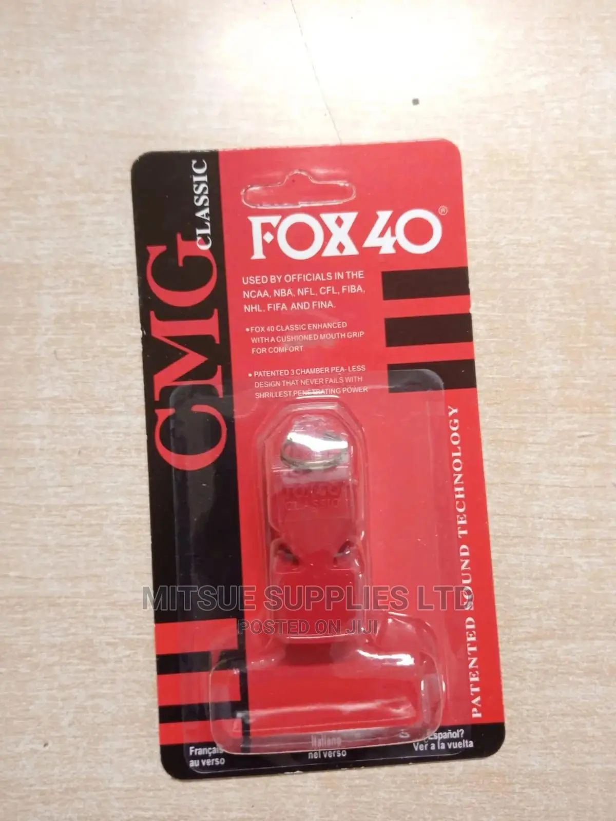Sports Whistle Fox 40 Without Lanyard