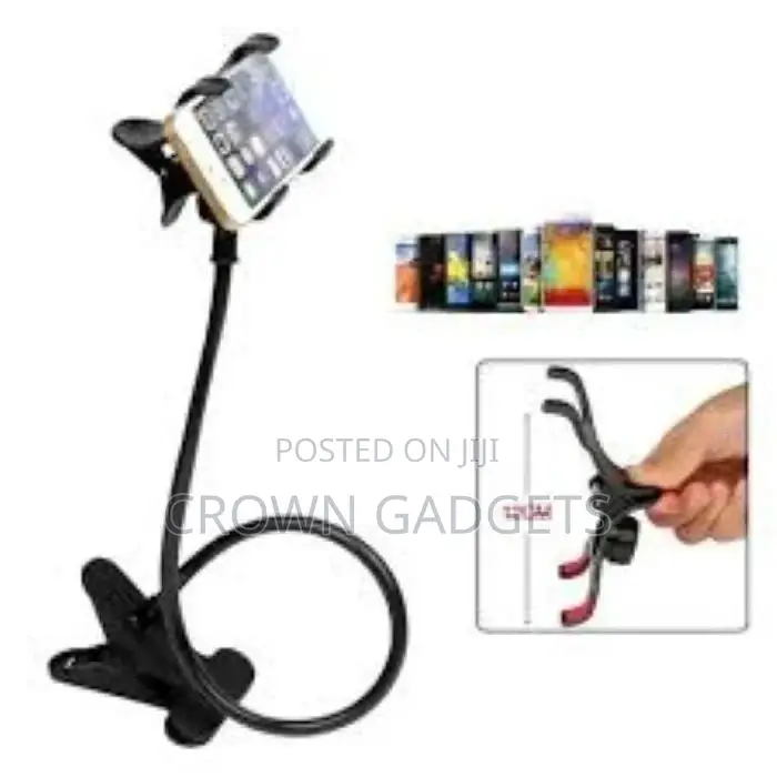 Universal Lazy Clipper Bed Desktop Stand Mount Car Holder
