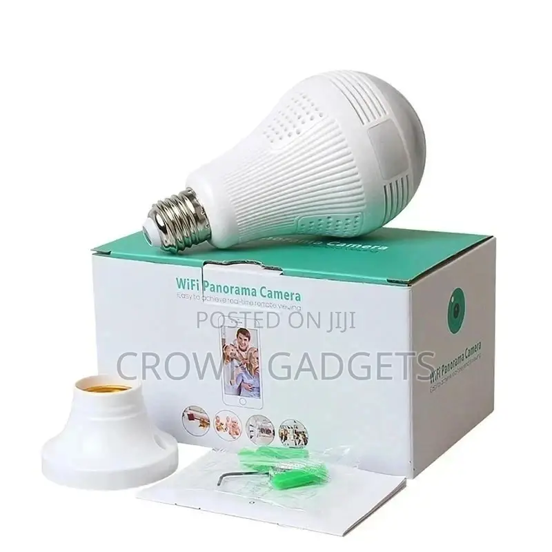 1080P IP Camera Light Bulb Home Security Video Camera Wirele