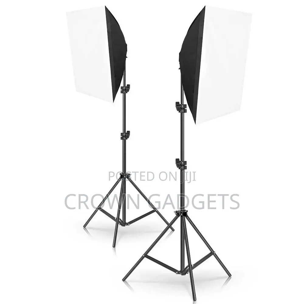 Softbox Lighting Kit - 50W E27 3000-6500k Dimmable Bi-Color