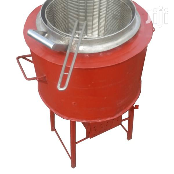 Charcoal Deep Fryer, Charcoal Chips Fryer- {All Sizes}