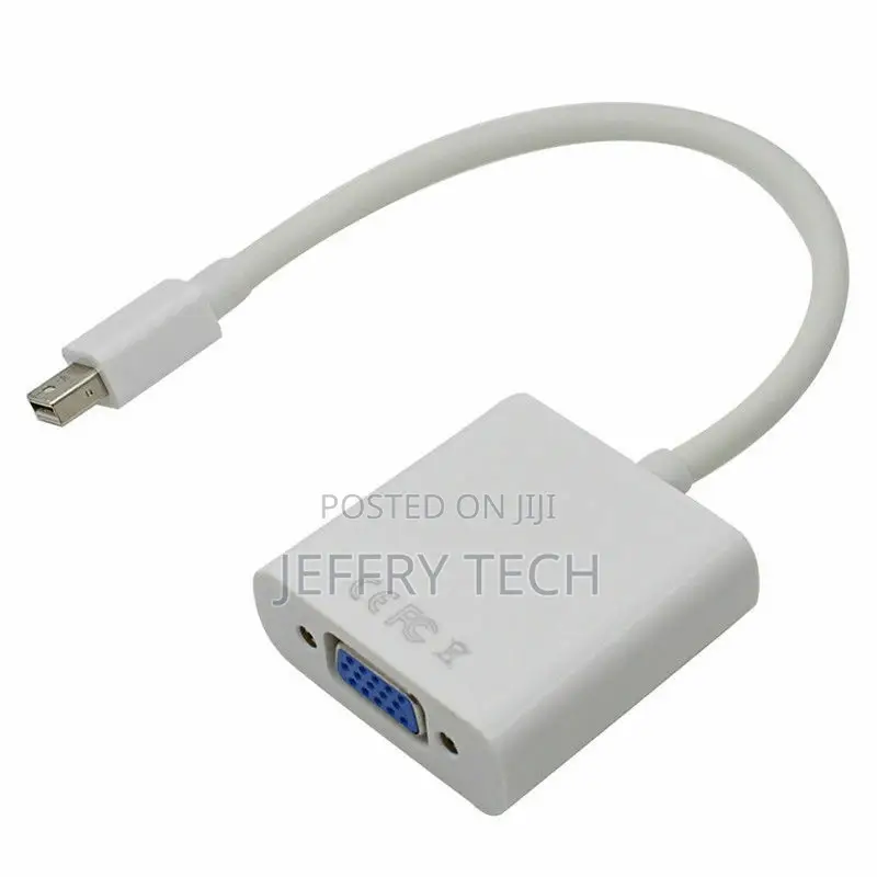 Mini DP Displayport Thunderbolt to VGA Adapter Cable for App
