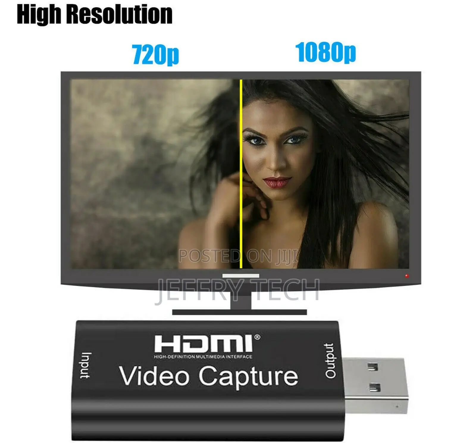 HDMI Video Capture Card USB 2.0/4k UHD Recorder for Video Li