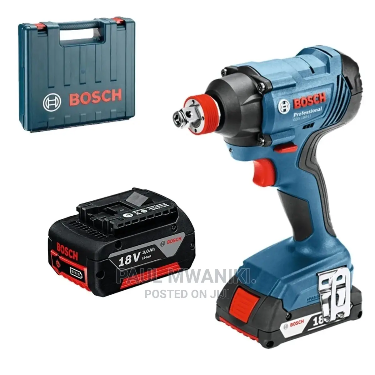 Bosch Gdx 180-li Professional Cordless Impact Driver/Wrench.