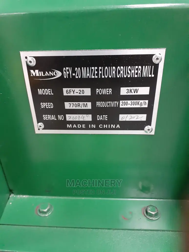 6fy-35 Maize Flour Roller Mill