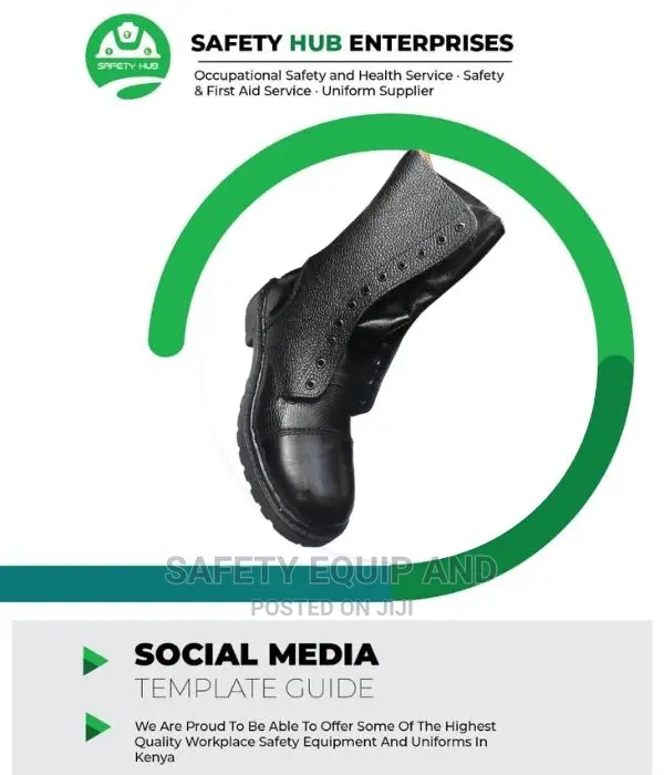Quality Security Boots For Sale In Kenya (Leather)