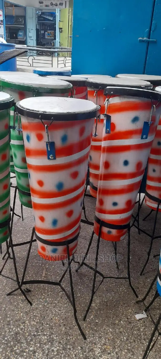 9inch Djembe African Drum Red