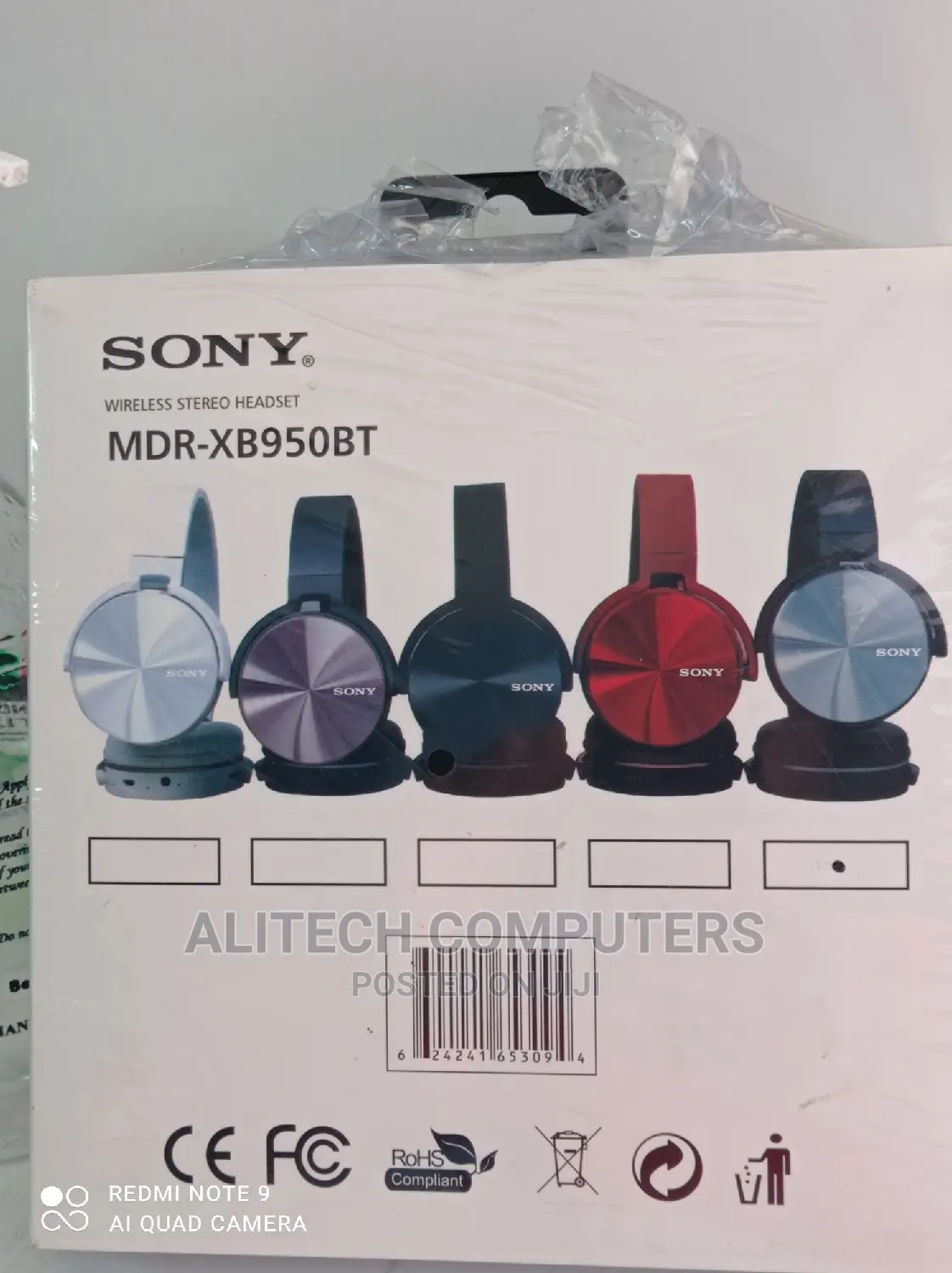 Sony Extra Bass Wireless Headphones 