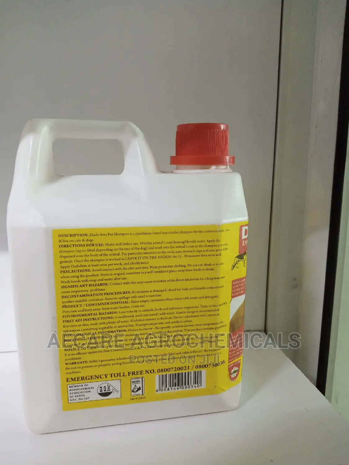Dudukrin Insecticidal Pet Shampoo 1litre