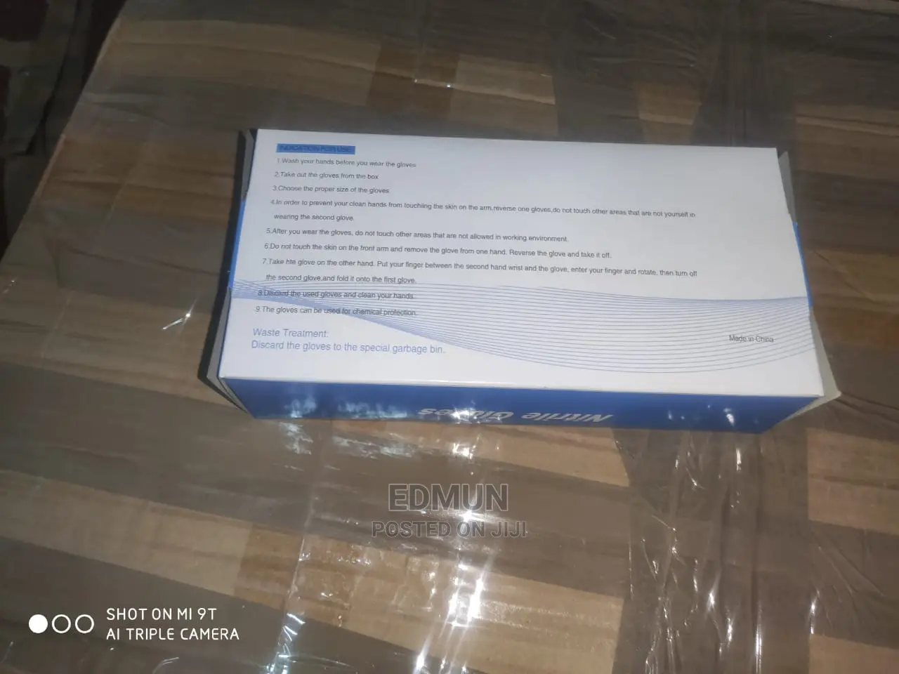 Nitrile Powder Free Blue Gloves - Food Grade