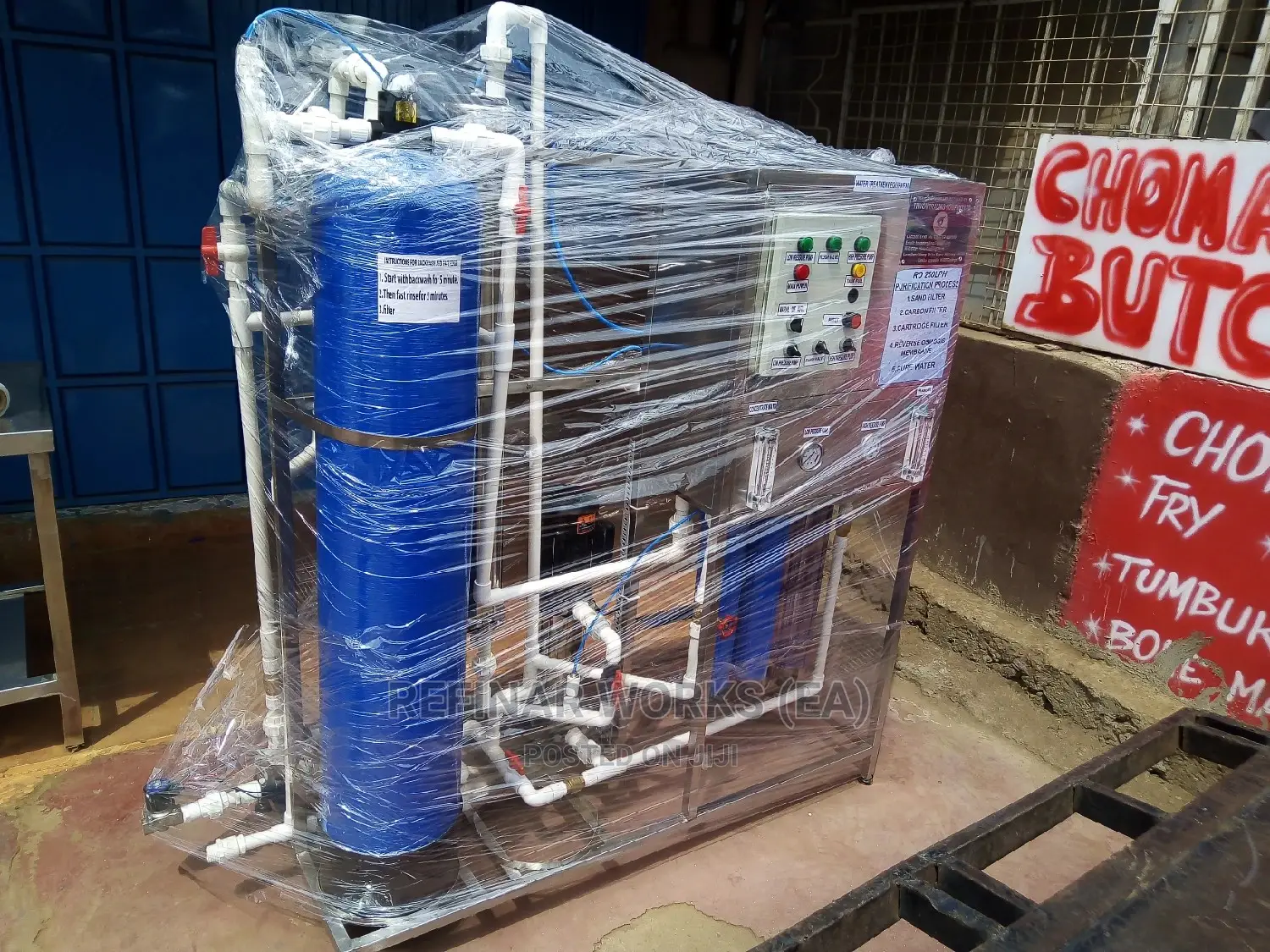 Water Purification and Packaging Plant-Sales Installation
