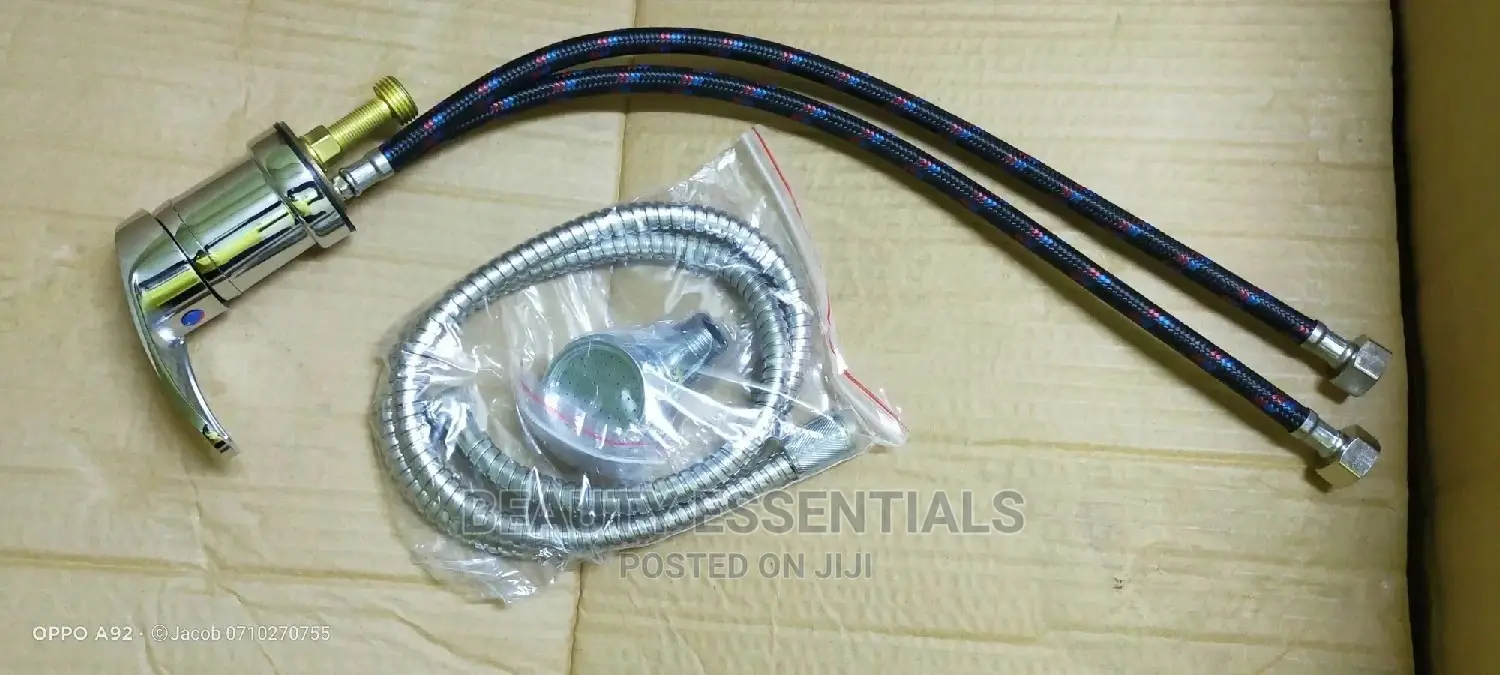 Complete Sink Mixer With Shower Pipe and Head