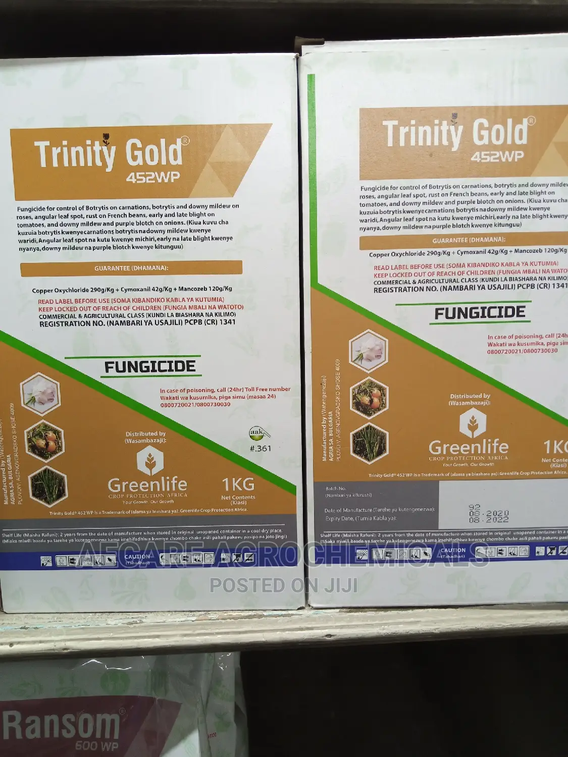 Trinity Gold Fungicide 50g, 100g, 1kg