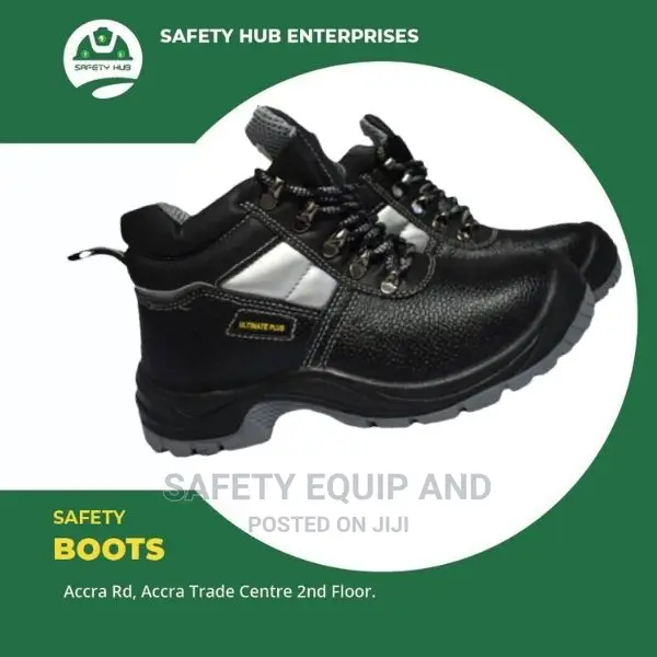 Safety Boots With Toe Cap and Midsole