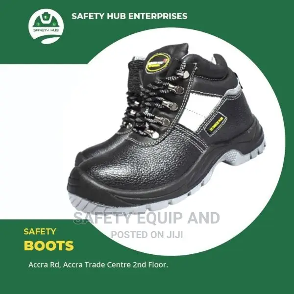 Safety Boots With Toe Cap and Midsole