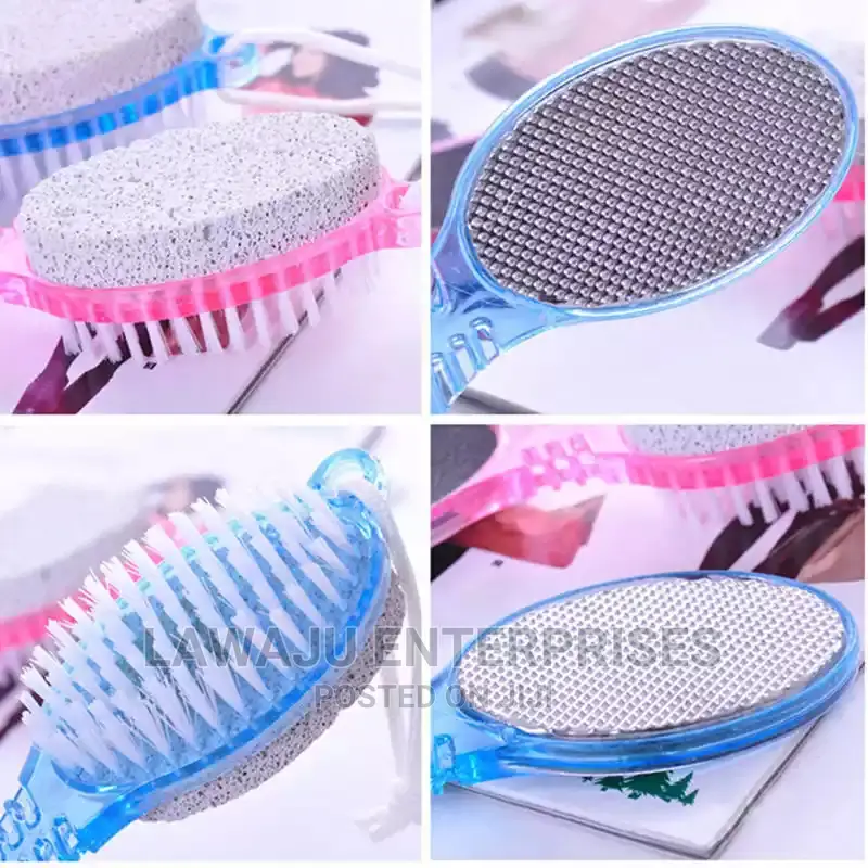 4in1 Foot Care Stone Callus Brush Scrubber