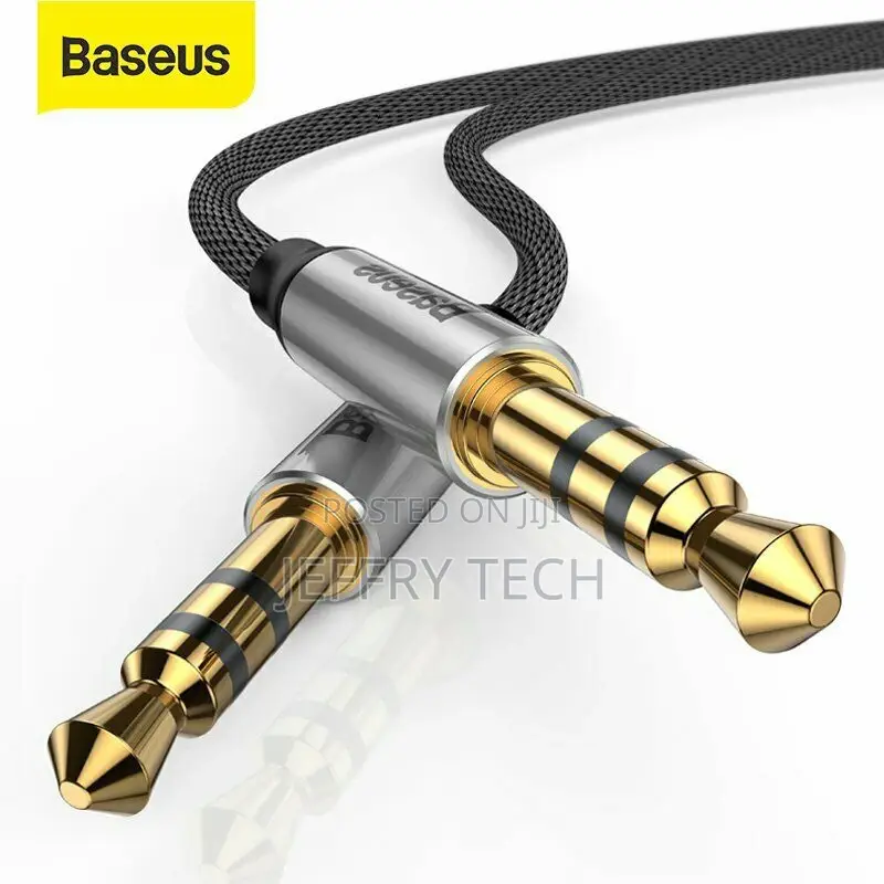 Baseus 3.5mm AUX Auxiliary Jack Cord Male to Male Stereo Aud