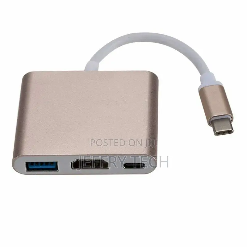 3 Adapter USB Type C Hub to HDMI 4K Support Samsung Dex Dock