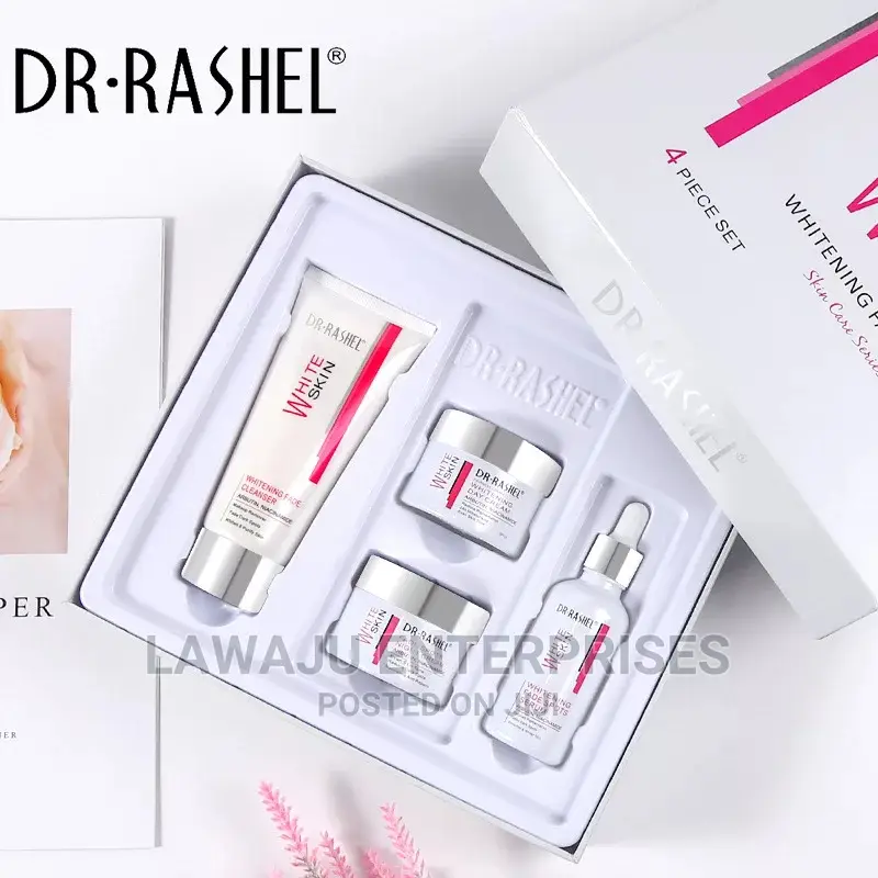 4pcs Dr. Rashel Whitening Fade Spot Cleanser,Serum+Cream