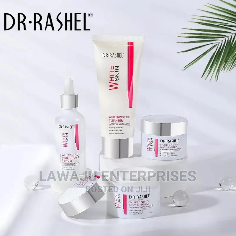 4pcs Dr. Rashel Whitening Fade Spot Cleanser,Serum+Cream