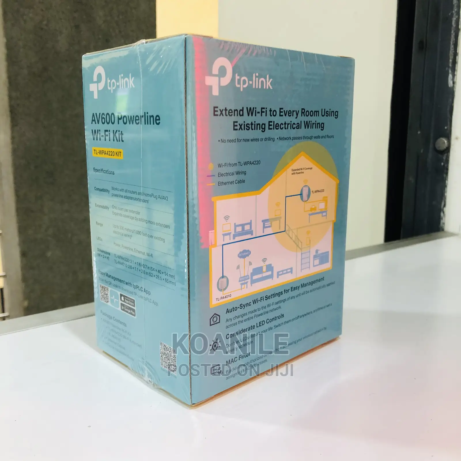 Powerline WI-FI Kit Extender to Every Room AV600