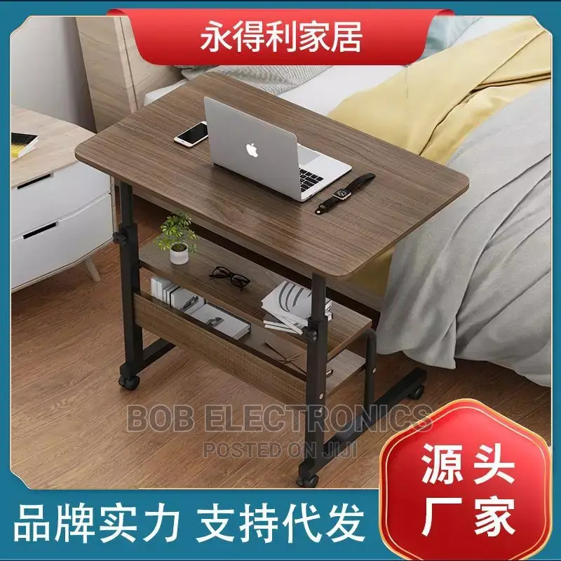 Adjustable Laptop Table With A Shelf