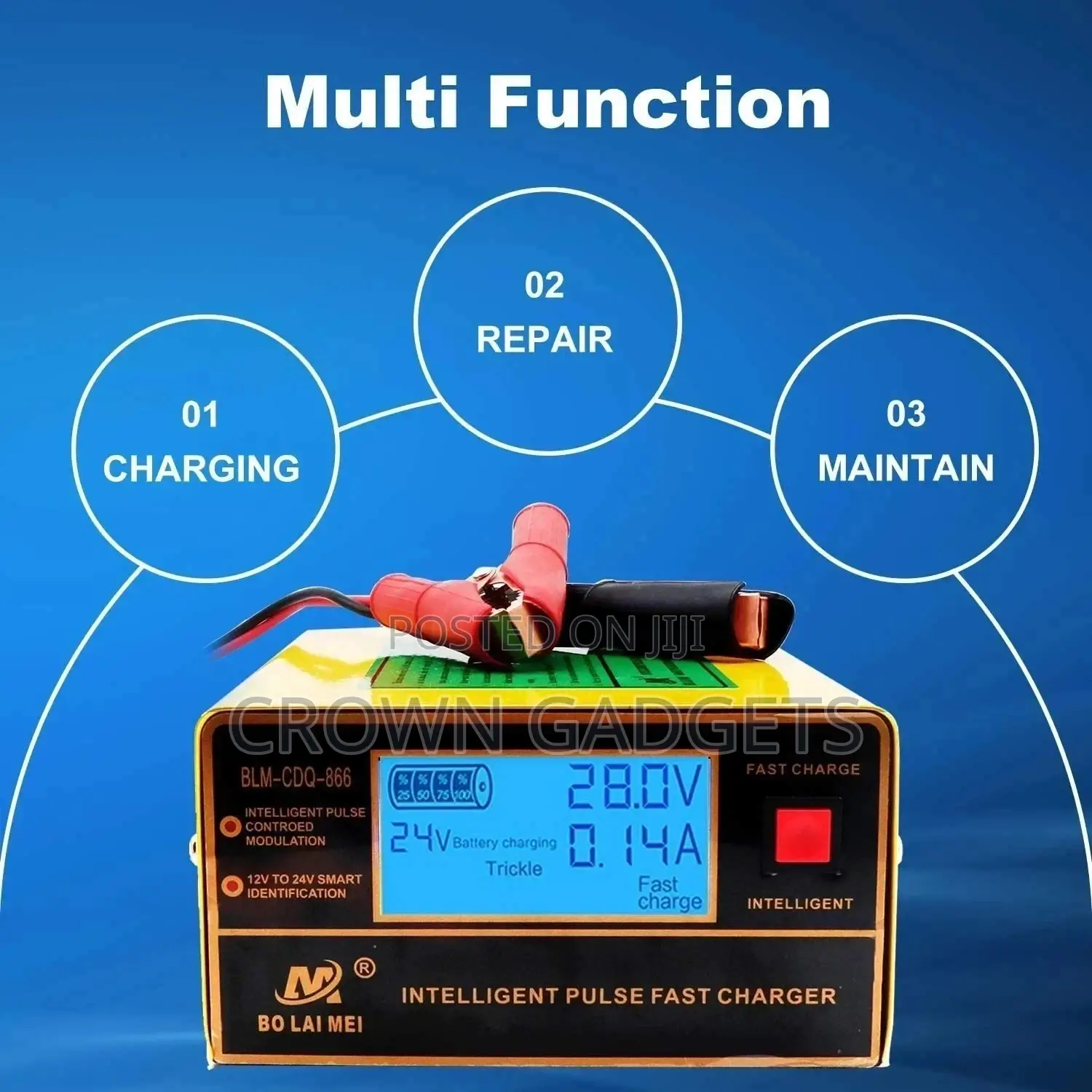 Fast,Pulse Battery Charger