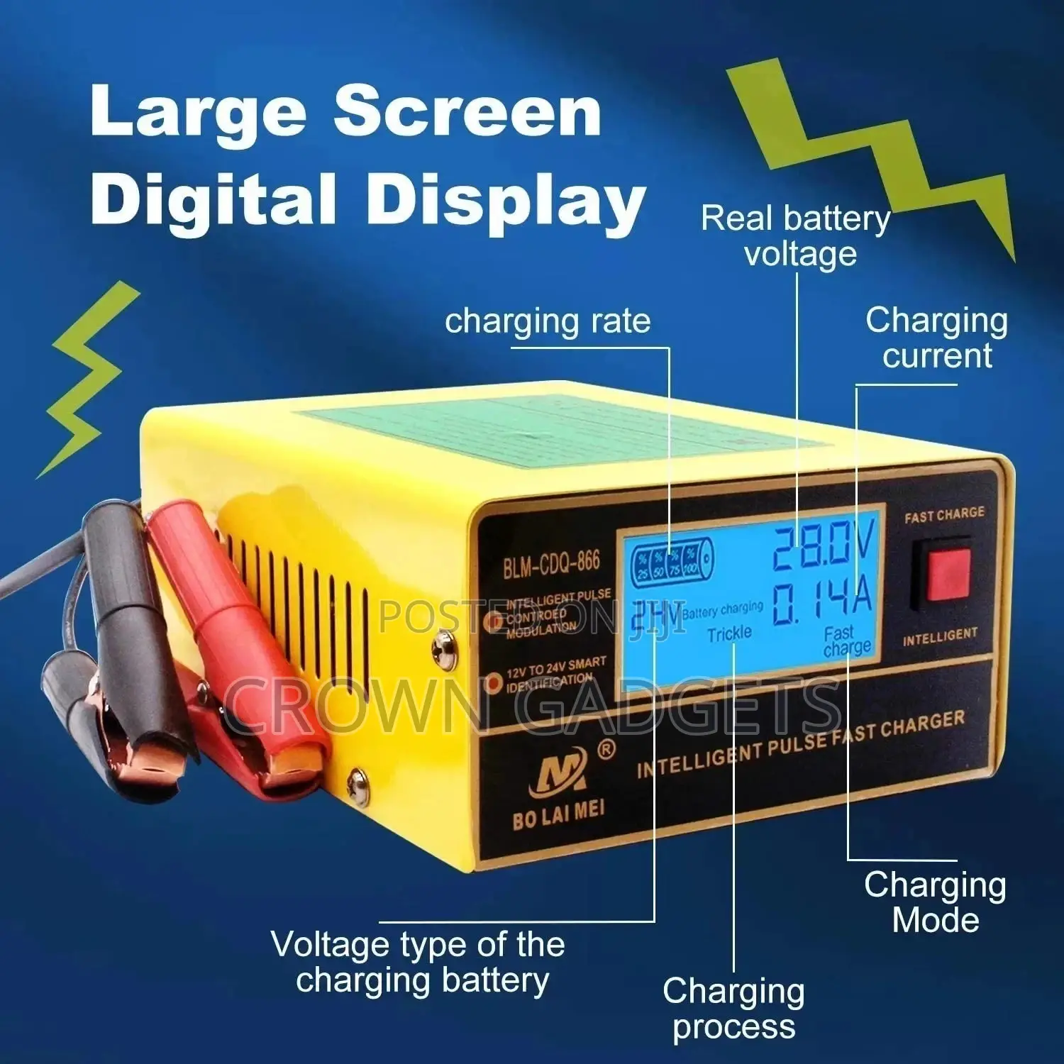 Intelligent 168 Battery Charger