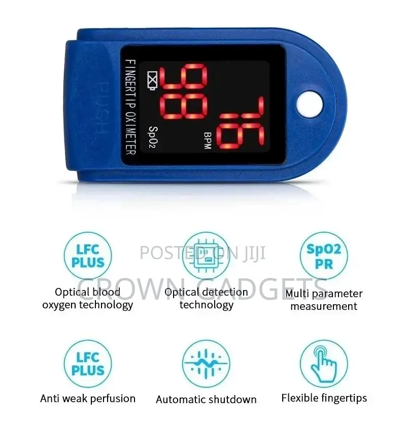 Digital Fingertip Pulse Oximeter for Home