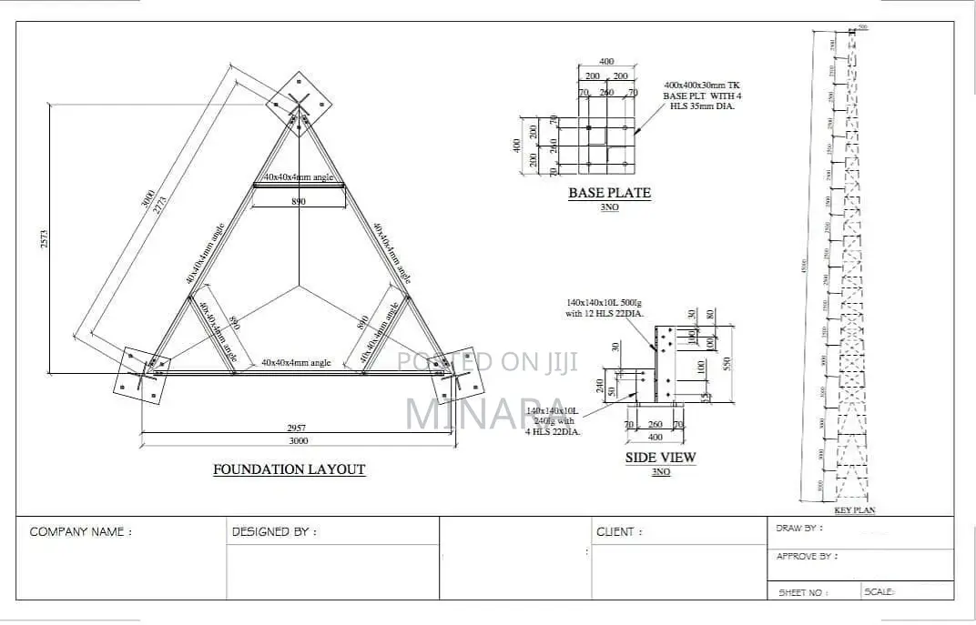 Mast Installation , Guy Masts and Telecom Towers Services