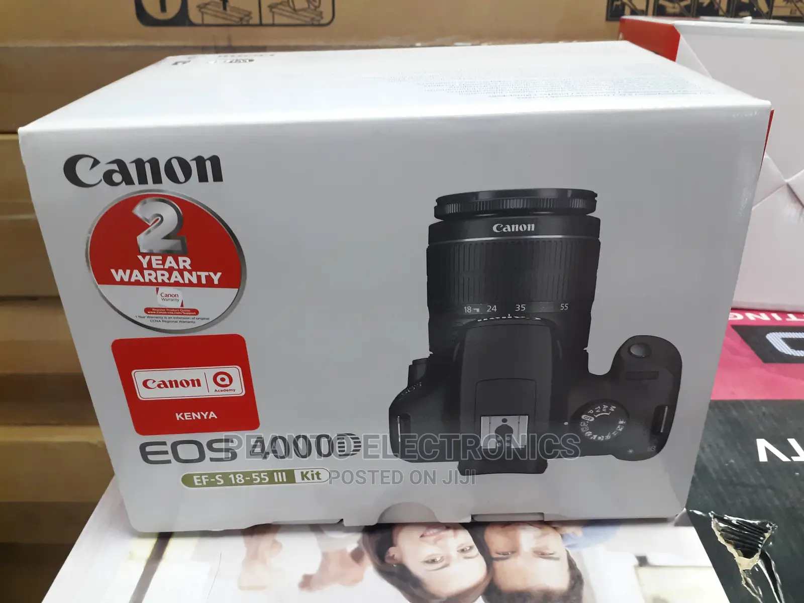 Canon Eos 4000d DSLR Camera and Ef-S 18-55 Mm