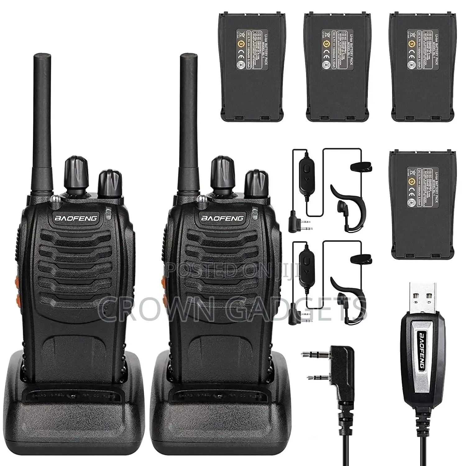 Baofeng BF-888S UHF Walkie Talkies(2 Pack)